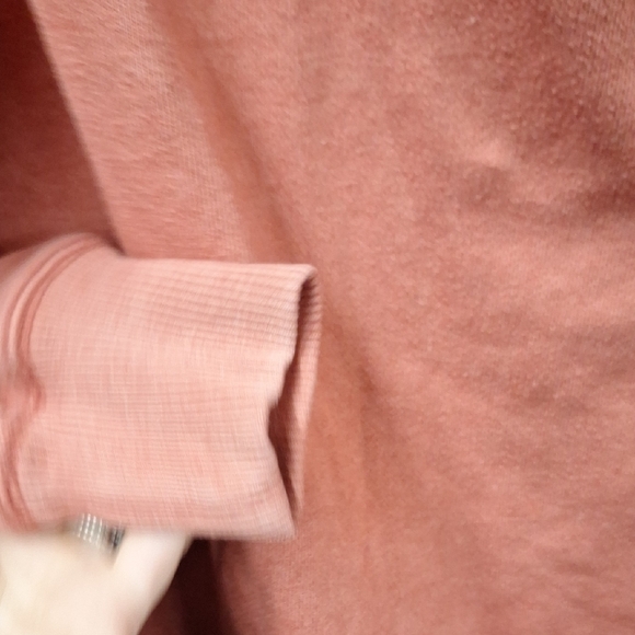 Pink Off-the-Shoulder Sweater with Drawstring Detail - Picture 4 of 4